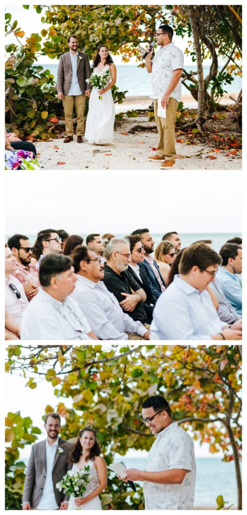 Snapshots from wedding ceremony