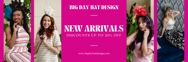 A banner image used for an email subscriber list for a Kentucky Derby Milliner